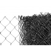 Plastic coated mesh 125cm anthracite 2.5 mm