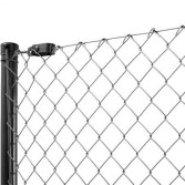 Kunststoffbeschichtetes Netz 125cm Anthrazit 2,5 mm