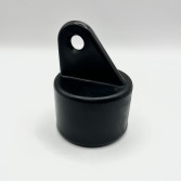 Víčko pr. 38 mm s ouškem černé