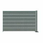 Lamelový panel 110cm se spárou antracit pokračující