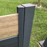 Lišta samostatně - antracit pro lamelový plot