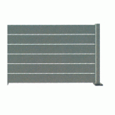 Lamella panel 150cm with anthracite joint, continuous