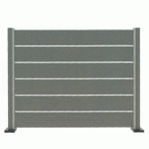 Lamelový panel 170cm se spárou antracit zakládací
