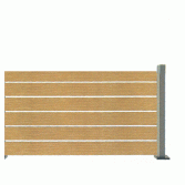Lamelový panel 110cm se spárou dekor dřevo pokračující