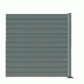 Lamelový panel 200cm hliníkový antracit pokračující