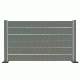 Lamelový panel 110cm hliník se spárou antracit zakládací
