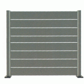 Lamelový panel 200cm hliník se spárou antracit zakládací