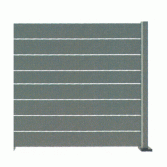 Lamelový panel 200cm hliník se spárou antracit pokračující