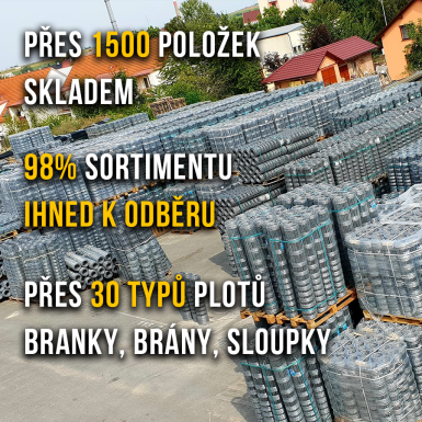 Přes 1500 položek skladem